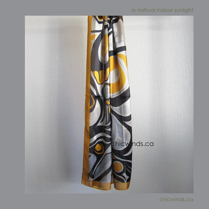 Bill Helin Raven Scarf (Gold)