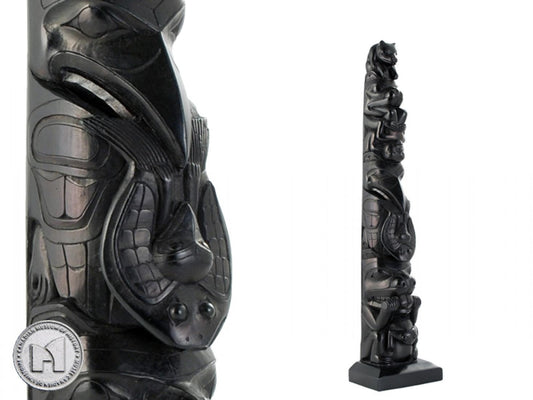 Canadian Museum of History licensed reproduction - Bear Mother Totem 15"H