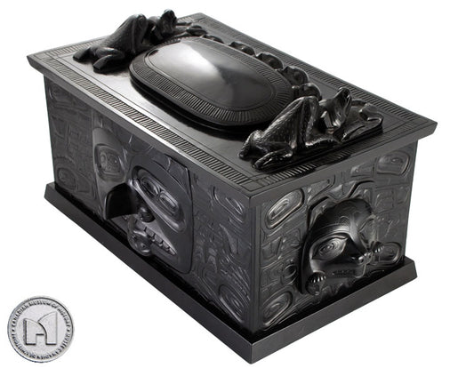 Canadian Museum of History licensed reproduction of Haida argillite box
