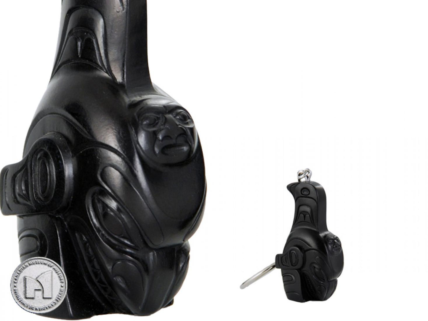 Canadian Museum of History licensed reproduction-Killer whale Keychain