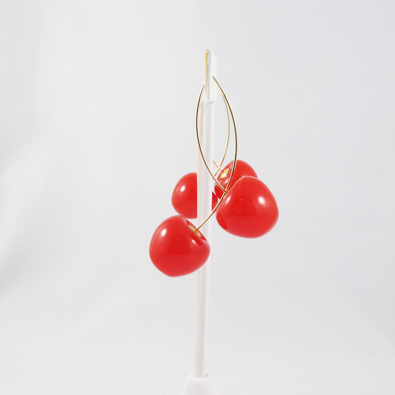 Amelia Cherry Drop Earrings