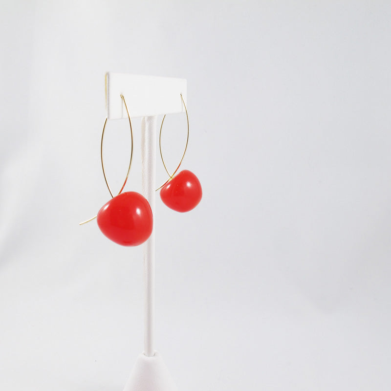 Amelia Cherry Drop Earrings