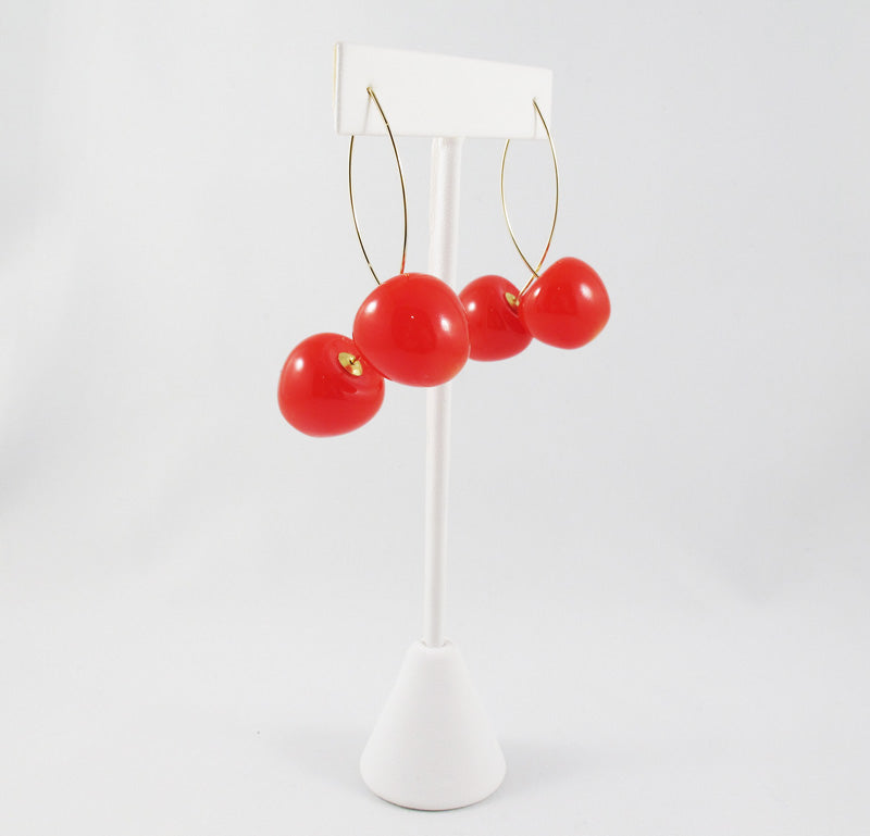 Amelia Cherry Drop Earrings
