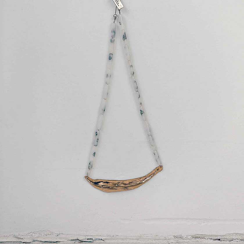 Anne Marie-Marble Necklace: Lavane