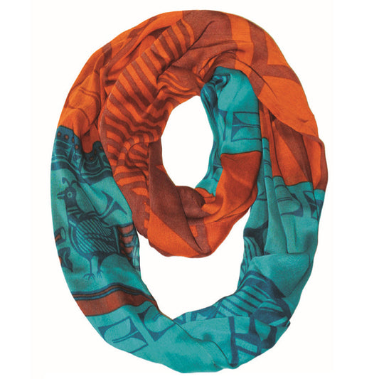 Bamboo Circle Scarf - Ancestral Spirits