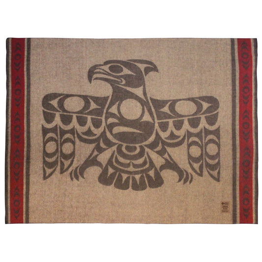 Wool Blanket - "Strength of Our Ancestors" by Terry Horne