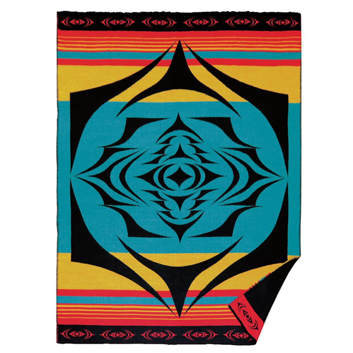 Woven Blanket - Salish Sunset by Simone Diamond