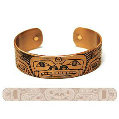 Copper Bracelet: Whale