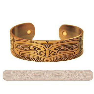 Copper Bracelet: Grizzly Bear