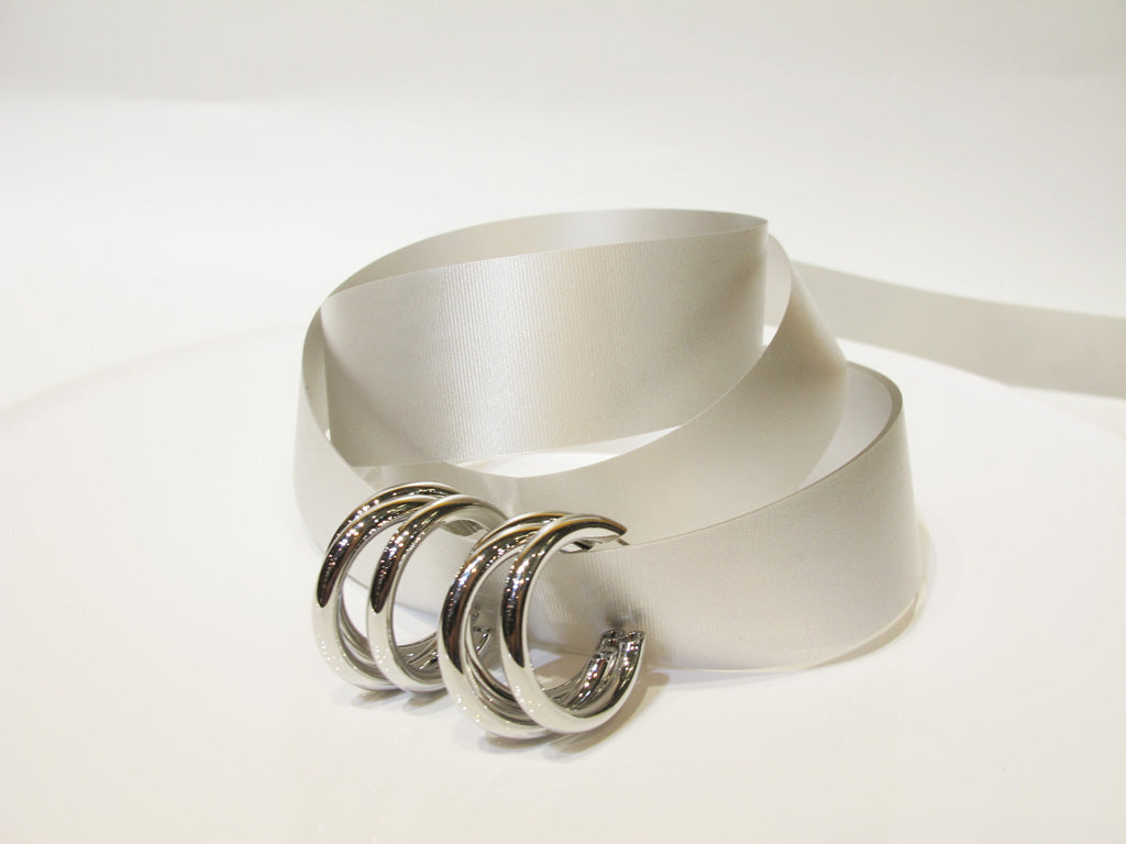Triple Hollow Hoop Earrings
