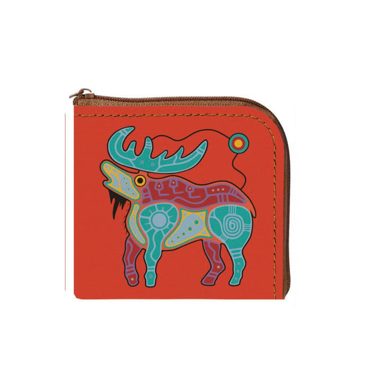 Moose Coin Purse by Jason Adair