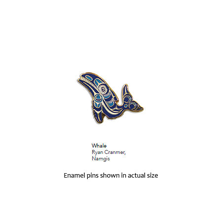 Enamel Pin - Whale