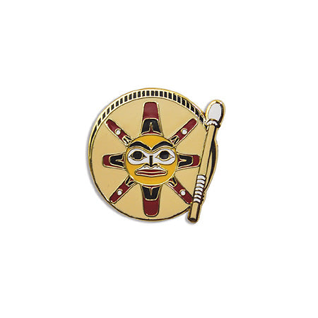 Enamel -Pin - Sun Drum
