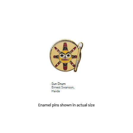 Enamel -Pin - Sun Drum