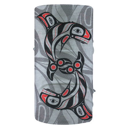 Multifunctional Headwear- Raven Fin Killer Whale