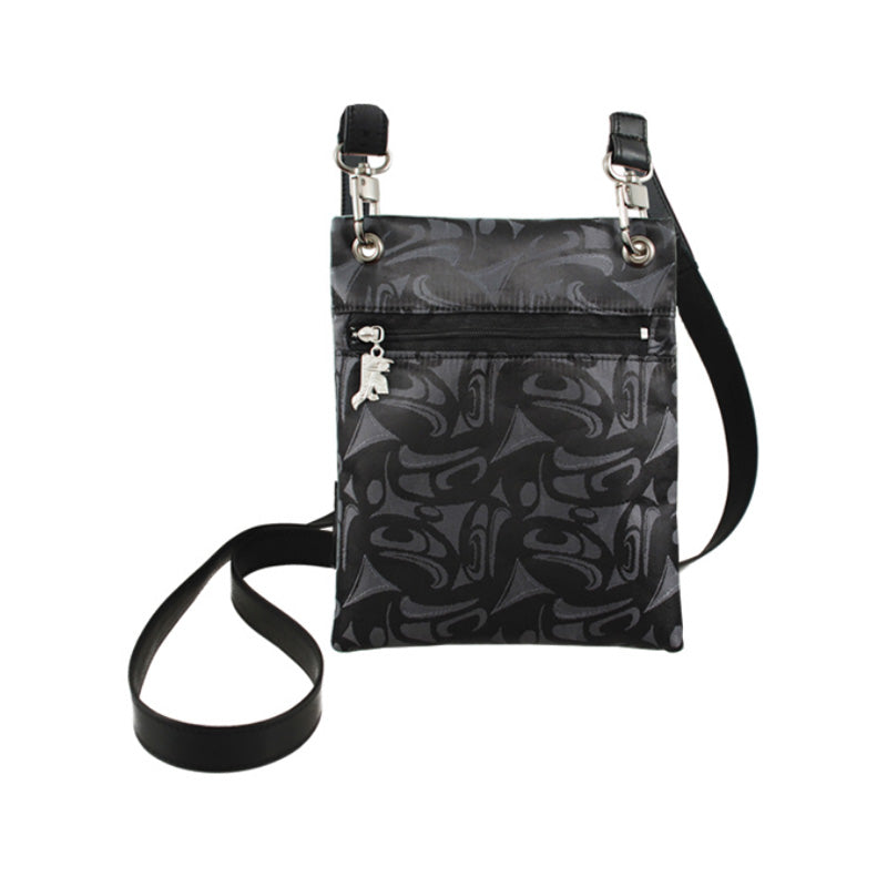 Printed Fabric Passport Pouch : 3 Eagles