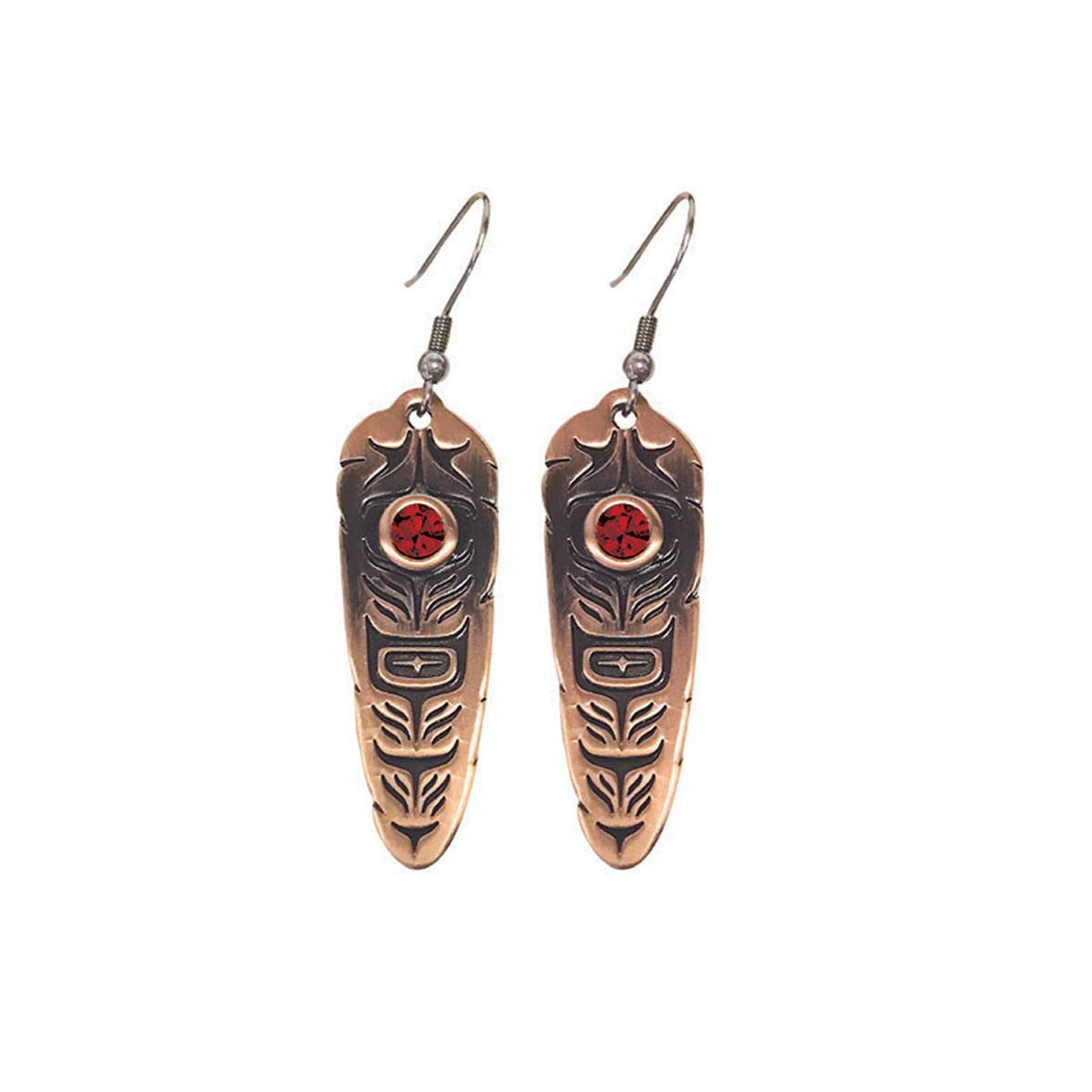 Sacred Feather Earrings by Simone Diamond (6 colors)