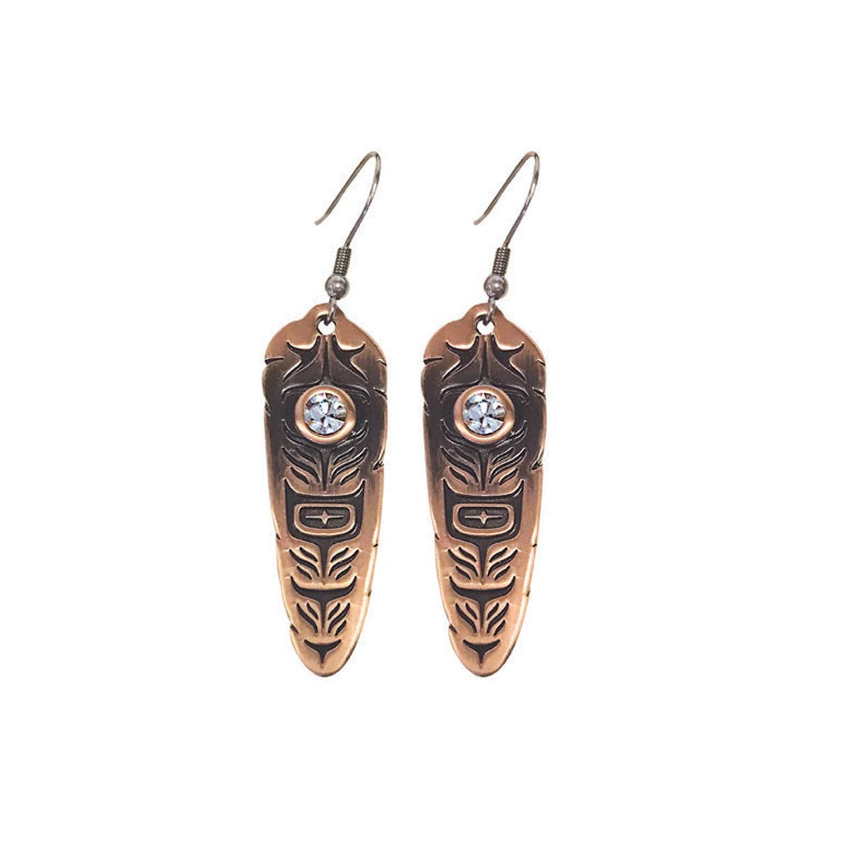 Sacred Feather Earrings by Simone Diamond (6 colors)