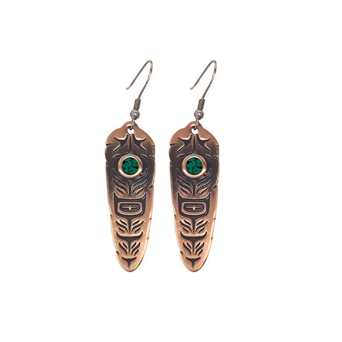 Sacred Feather Earrings by Simone Diamond (6 colors)