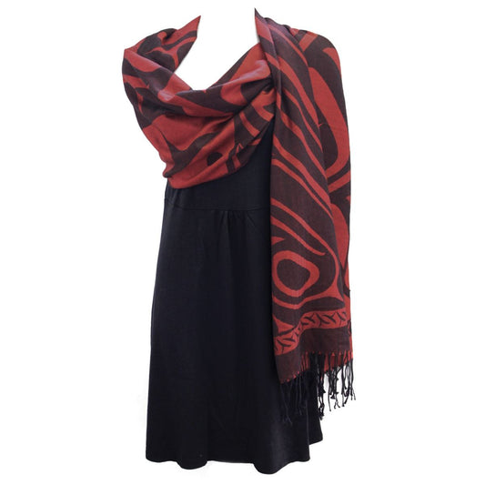 Ancient Wisdom Wrap Scarf by Kwakwee Baker