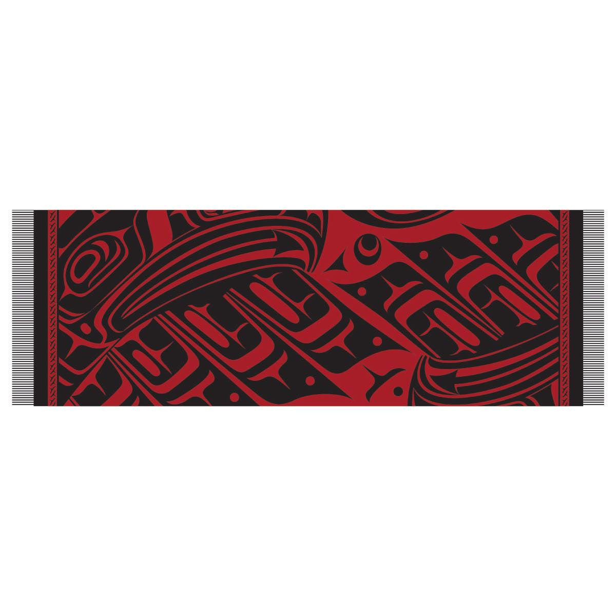 Ancient Wisdom Wrap Scarf by Kwakwee Baker