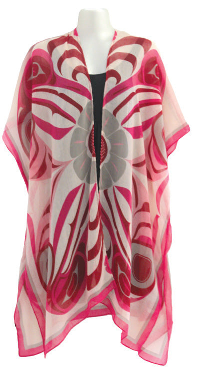 Cover-Up Kimono-Hummingbirds Gather