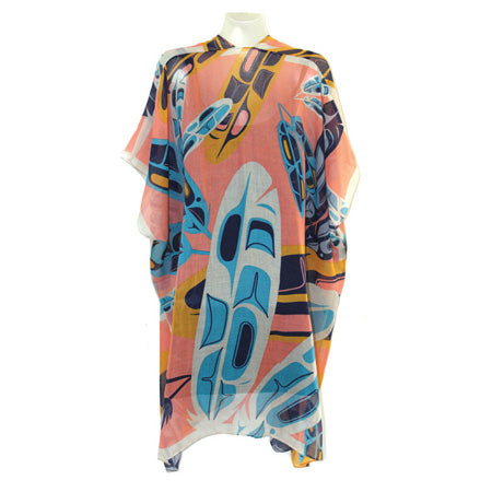 Cover-Up Kimono - Feathers