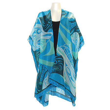 Cover-Up Kimono - Spirit Wolves