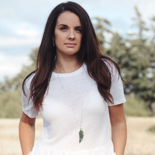 Sparrow Necklace-green