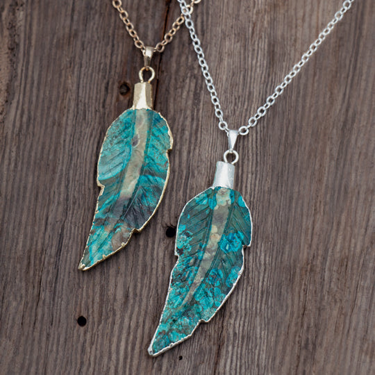 Sparrow Necklace-green