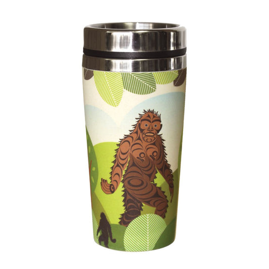 Bamboo Stainless Steel Travel Mug - Sasquatch