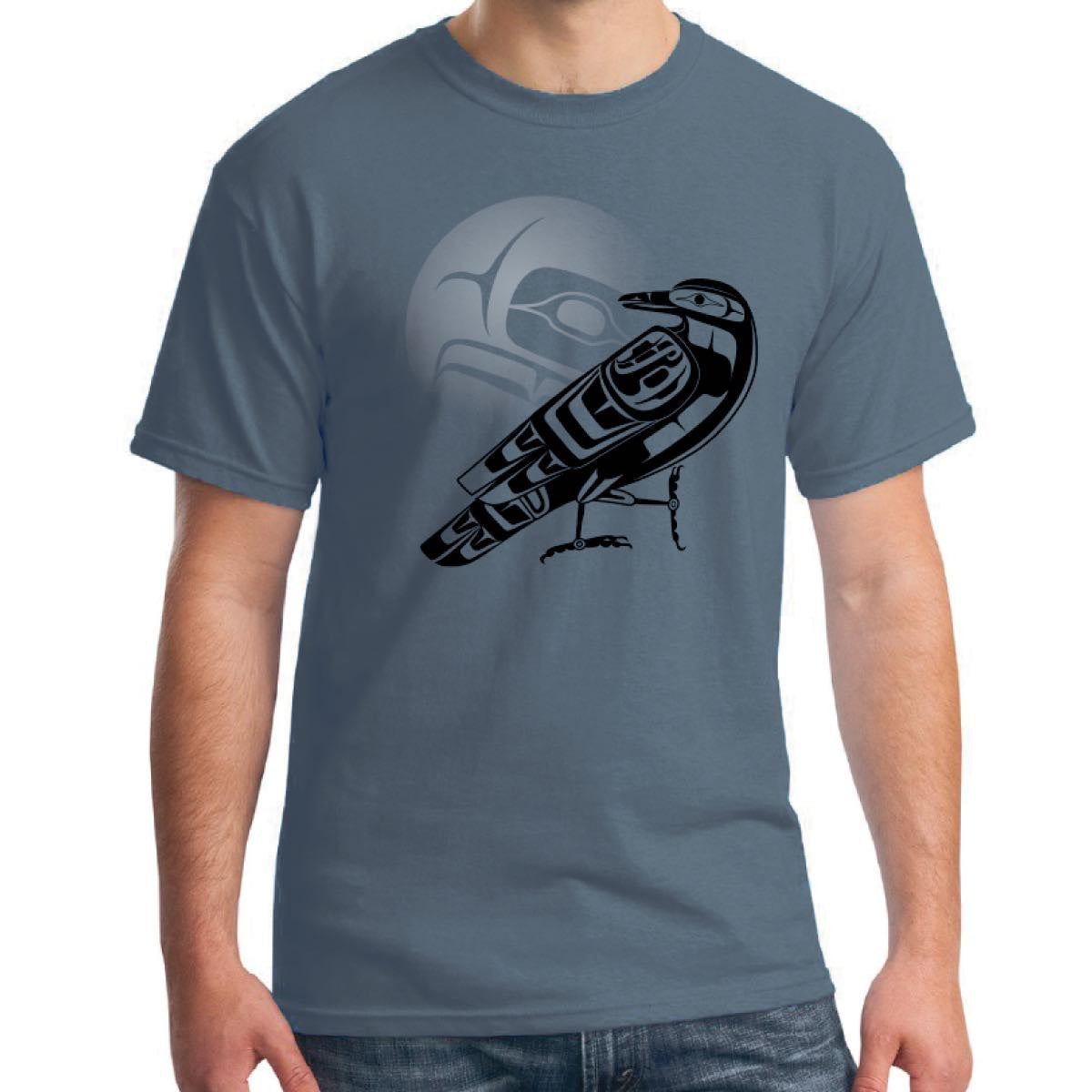 Crow Cotton Graphic T-shirt by Ben Houstie