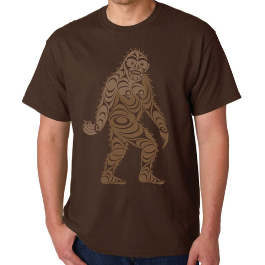 Cotton Graphic T-shirt - Sasquatch by Francis Horne Sr.