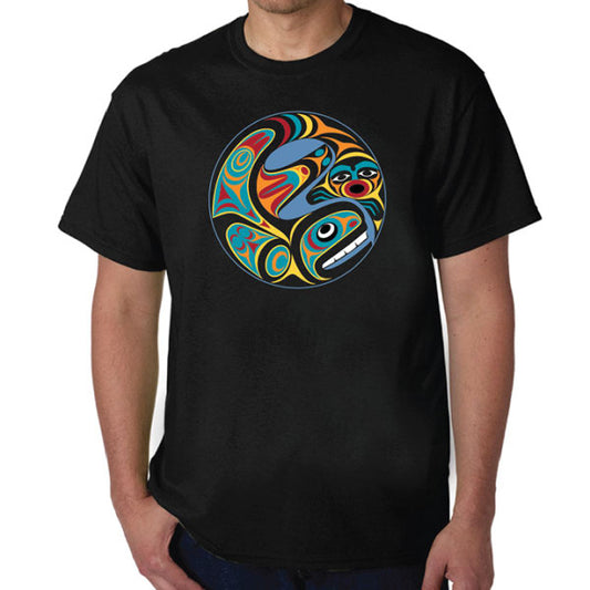 Whale Cotton T-shirt by Maynard Johnny Jr.