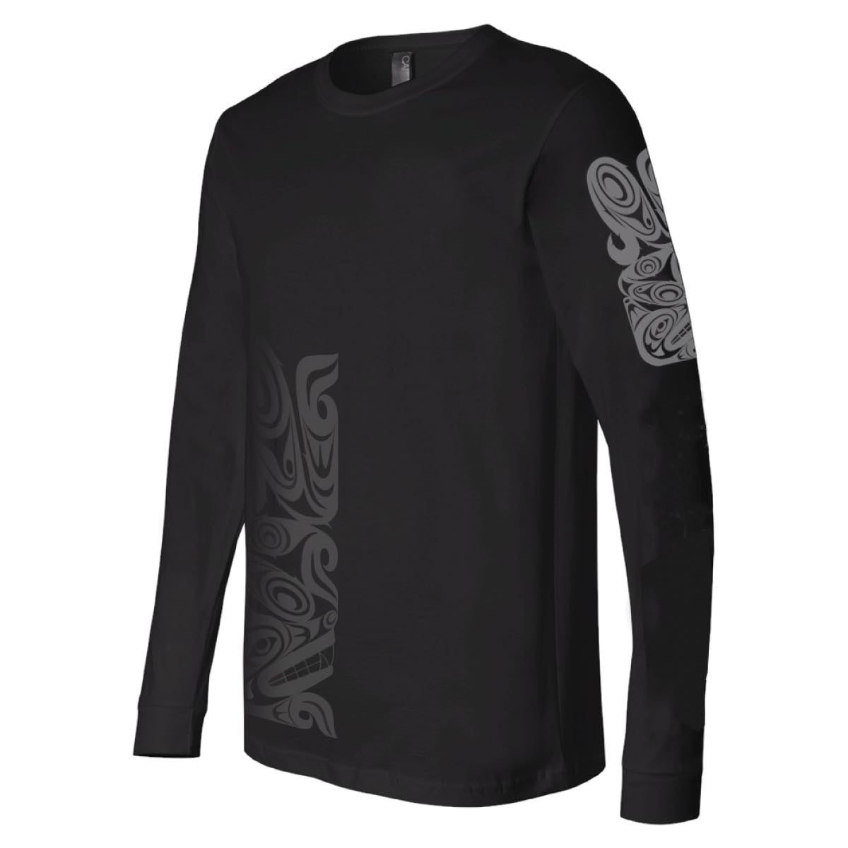 Long Sleeved Shirt, Urban Wolf by Maynard Johnny Jr.