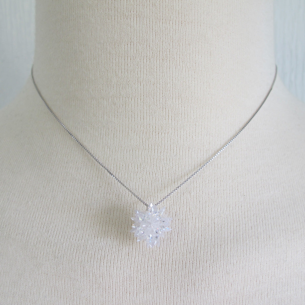 Sparking Silver Necklace "The North Star"