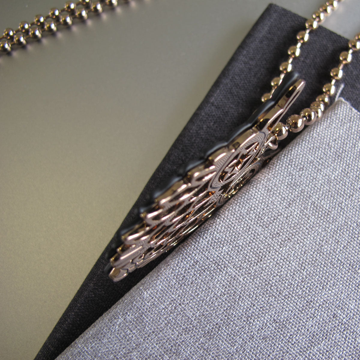 Cutout owl pendant long neckace