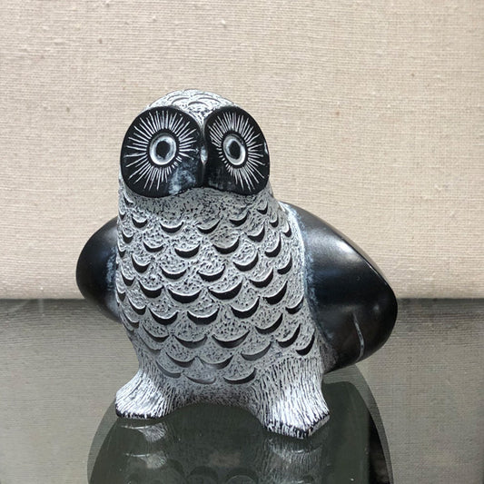 Deluxe Inuit Owl Sculpture – Spirit of Wisdom and Vision