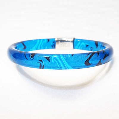 Corrine Hunt Silk Inspiration Bangle. Turquoise.