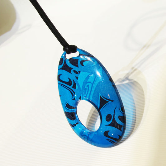 Corrine Hunt Silk Inspiration free style pendant necklace