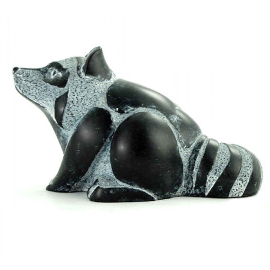 Raccoon Sculpture – Masked Curiosity