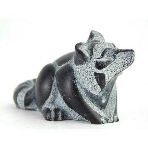 Raccoon Sculpture – Masked Curiosity