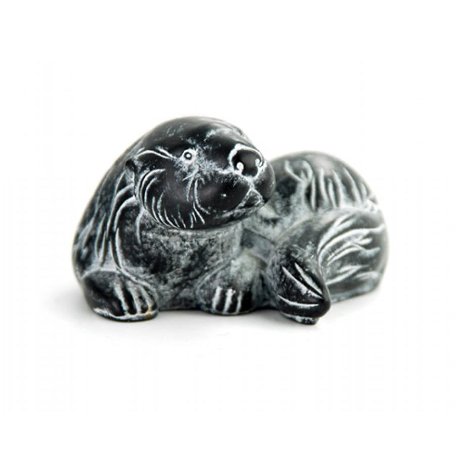 Small Otter Sculpture – Spirit of Joy in a Gentle Form