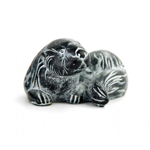 Small Otter Sculpture – Spirit of Joy in a Gentle Form