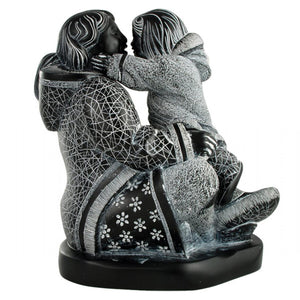 Inuit Mother and Child Sculpture