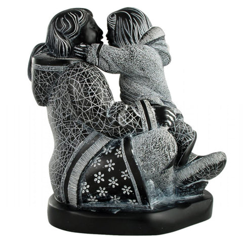 Inuit Mother and Child Sculpture