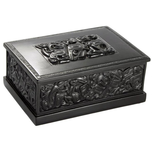 Medium Rectangular Indigenous Art Desk Box