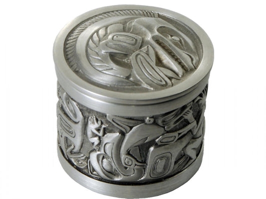 Salmon Pewter Box – Life and Renewal
