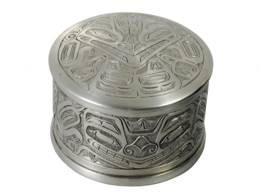 Bear Mask Pewter Box – Guardian of Strength and Spirit