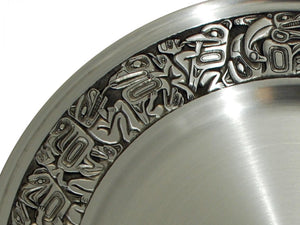 Native Panel Pewter Plate